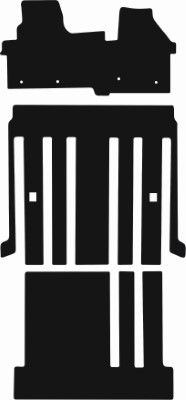 Ford Tourneo Custom 2024 - Present (Manual) (SWB) Van Mats