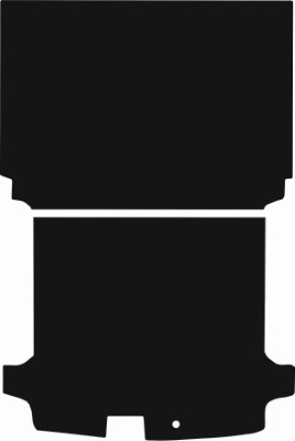 Ford Transit Van SWB 2019 - Present (Load Mat / Two Piece Mat) Rear Van Mat