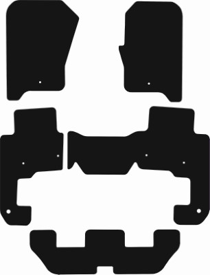 Land Rover Discovery 4 2009 - 2016 (8 Locator With Third Row) Car Mats