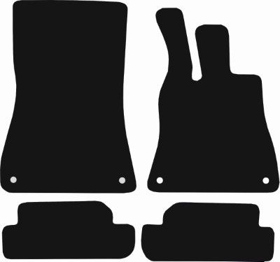 Mercedes-Benz SL 2022 - Present (r232 - 4 Locators) Car Mats